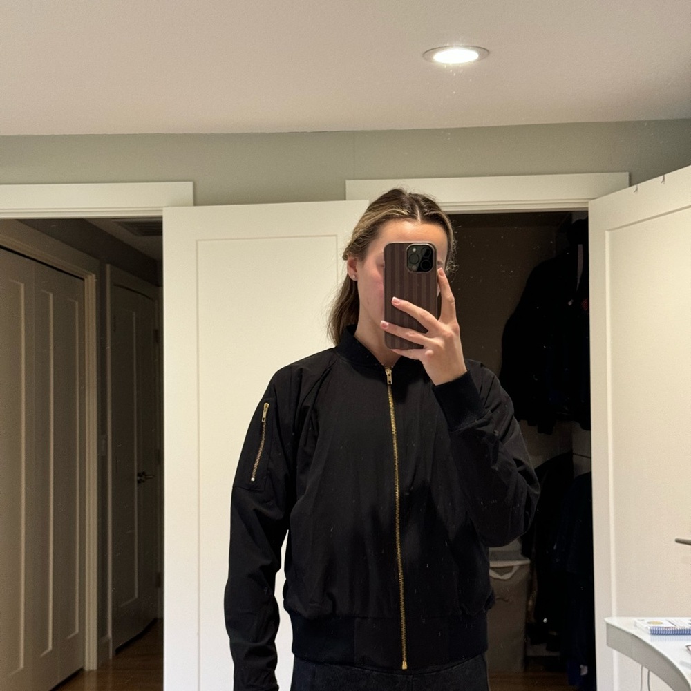 Albion women’s Black Bomber Jacket